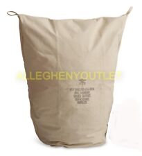 U.S Army Military Large LAUNDRY BAG Canvas Self Closing Ropeless NEW picture