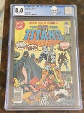 New Teen Titans #2 CGC 8.0 Newsstand 1980 Custom Label picture