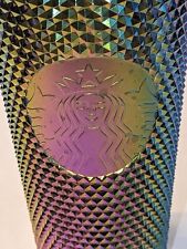 Starbucks Oil Slick Studded Tumbler Iridescent 24oz Rainbow STRAW NOT INCLUDED picture