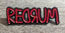 REDRUM From Stephen King's The Shining Red Enamel Lapel Pin picture