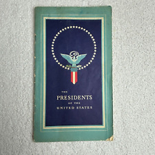 1946 Union Pacific Railroad Presidents Of The United States Promo Stamp Booklet picture