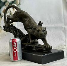 Huge Old Chinese bronze Fengshui Zodiac Year Ferocious Tiger Animal sculpture picture