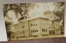 WINNEBAGO MINNESOTA HIGH SCHOOL HOUSE VINTAGE real photo postcard  1911 USED  picture