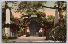 Mount Vernon Virginia, Washington's Tomb, Vintage Postcard picture