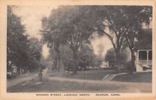 SHARON, CT ~ SHARON STREET LOOKING NORTH, HOMES, CAULKINS PUB ~ 1920s picture