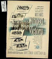 1945 Movie: Winged Victory Vintage Print Ad 13608 picture