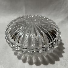 Vintage 4” Clear Glass Trinket Dish With Lid picture