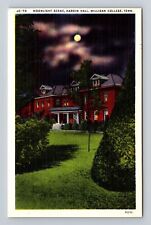 Milligan College TN-Tennessee, Hardin Hall, College Campus Vintage Postcard picture