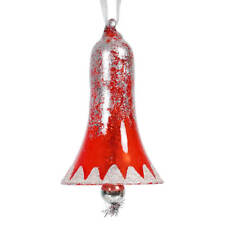 Retro Red Glass Bell Ornament picture
