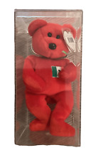 1999 Osito Bear Ty Beanie Baby Plush Collectible Tag Error Misspellings Mexican picture