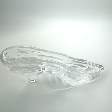 Vintage Cinderella Glass Crystal Slipper Shoe Figurine picture
