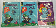 Lot 3 Gold Key Comic Books Baby Snoots Woodsy Owl 1971 Western Publishing picture