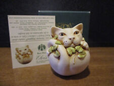 Harmony Kingdom Elvis Cat UK Made Roly Poly Box Figurine FREE US SHIPPING picture