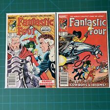 FANTASTIC FOUR #272 273 1st Cameo Full NATHANIEL RICHARDS Newsstand 1984 D5 F/VF picture