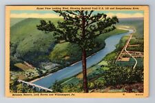 Renova PA-Pennsylvania, Susquehanna River, Bucktail Trail, Vintage Postcard picture