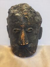 PRIMITIVE TRIBAL WOODEN FACE MASK picture