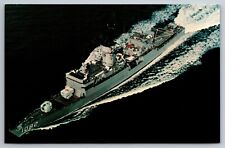 USS Elmer Montgomery FF 1082 Navy Frigate Photo Postcard picture