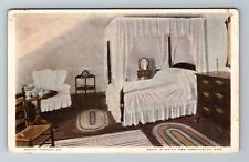Mount Vernon VA-Virginia, Room In Which Mrs. Washington Died, Vintage Postcard picture