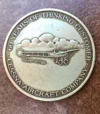 1972 SILVER WINGS CESSNA AIRCRAFT CO EXPO TOKEN / MEDAL picture