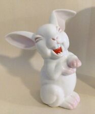 Vintage Rosenthal Germany Laughing Bunny Rabbit White Porcelain Figurine picture