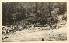 c1918 RPPC 186. WWI French Graves in Trenches at Verdun France, Unposted picture