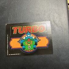 Jb12 video Game City 1993 Topps Sega Turbo Sticker Large picture
