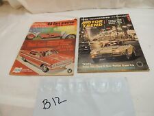 Vintage Lot of 2 Motor Trend May 1963  Sept 1962 Magazine picture