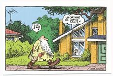 UH OH Here He Comes Again -  Mr. Natural - R. Crumb Postcard 166 picture