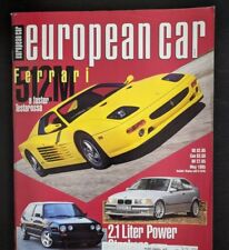 European Car Magazine: May - 1995 - Ferrari 512M Testarossa - BMW - VW  picture
