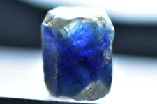 Deep Blue Color Double Terminated Natural Sapphire Crystal 2.95 Carat picture