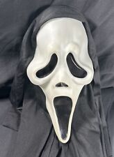 Vintage Scream Ghostface Mask Hooded Glow Fun World Easter Unlimited Halloween picture
