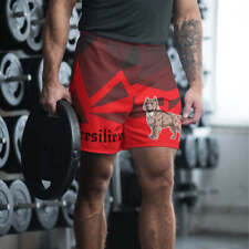Old English - Red Pitbull Gym Shorts picture