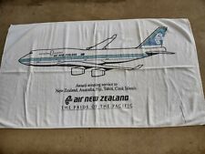 Vintage Boeing 747 Air New Zealand Airline beach towel picture