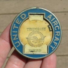 WW2 United Aircraft Manufacturer ID Identification Employee Badge Pin picture