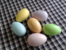 Longaberger Set of Six Miniature Easter Eggs for J.W. Miniature Easter Basket picture