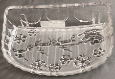 antique Crystal Holiday Dish Mikasa glass  picture