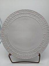 Sequoyah Alphabet Plate Native American Frankoma 7FS 10in picture