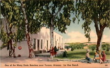 La Osa Ranch, Tucson, Arizona, Sonoran Desert, Western experience, Postcard picture