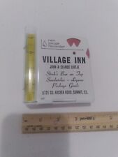 Vintage Rain Gauge Gage Summit ILLINOIS IL Stroh's Beer Breweriana Glass Tube  picture