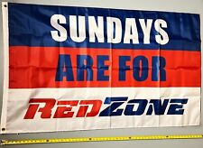 FOOTBALL FLAG FREE USA SHIP NFL Redzone Dorm College Beer Man Cave USA Sign 3x5' picture