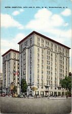 Vintage Postcard Hotel Hamilton 14th & K Street N.W. Washington D.C. 1923 picture
