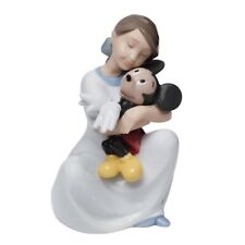 NEW NAO BY LLADRO #1641 I LOVE YOU, MICKEY BRAND NIB GIRL DISNEY CUTE SAVE$ F/SH picture