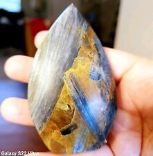 Natural Crystal Blue Kyanite Stone Flame picture
