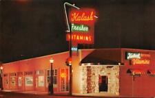 KALASH VITAMIN CORPORATION Pasadena, CA Roadside Neon c1950s Vintage Postcard picture