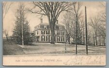 Longfellow's House Pittsfield Massachusetts MA Vintage Posted Postcard c1904 picture
