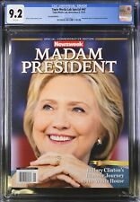 Hillary Clinton Madam President Newsweek Recalled Rare Graded CGC 9.2 Trump picture