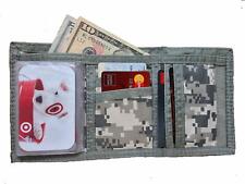PACK OF 6 Tri-Fold Digital ACU Army Military Digital Camo Cloth Wallet WHOLESALE picture