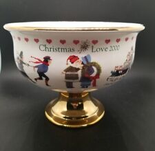 Charles Wysocki Teleflora Christmas Love 2000 Vase Bowl picture