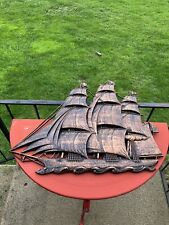 Vintage Coppercraft Guild DART poly CLIPPER SHIP wall decoration picture