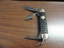 Imperial Cub Scout 3 Tool Pocket Knife, black handle     c24 picture